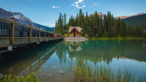 Lodge et motel indépendant aux États-Unis