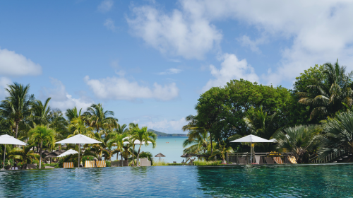 Resort en bord de plage à l’île Maurice