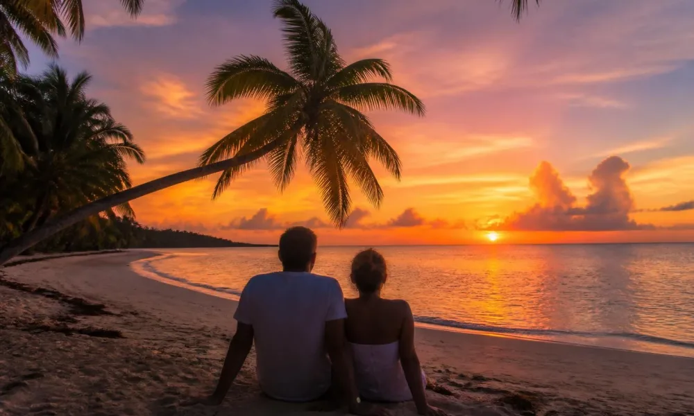 Couple en Guadeloupe