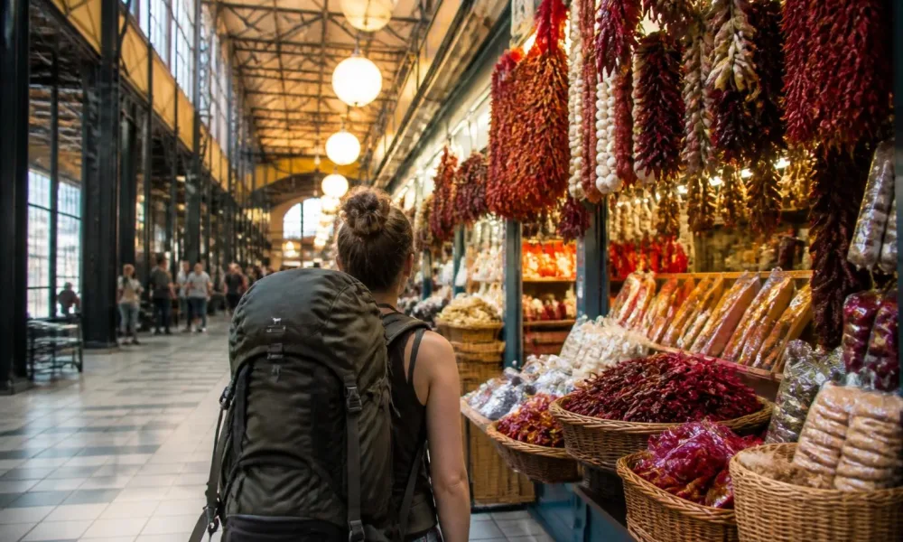Backpacker en Hongrie