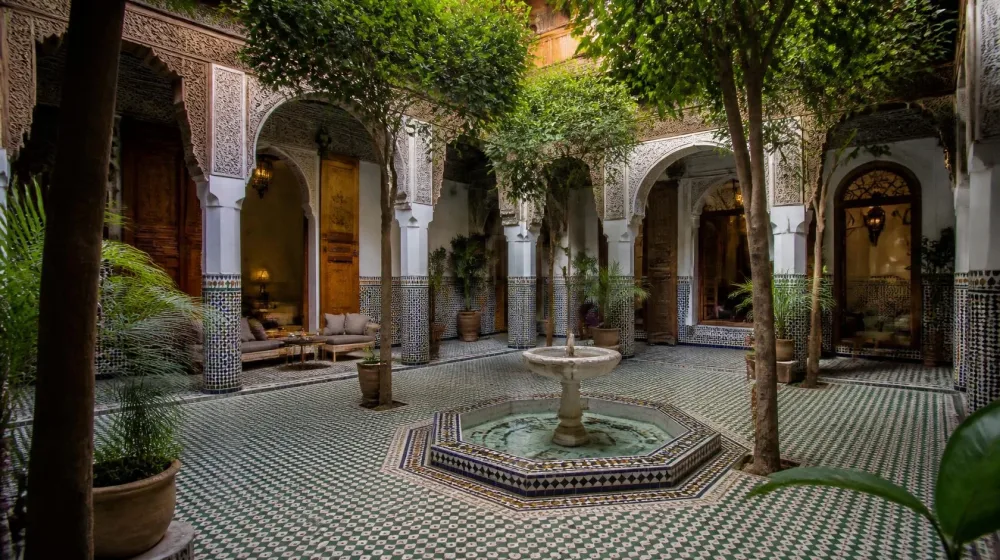 Riad dans une médina au Maroc