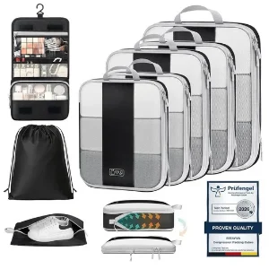 Cubes de rangement pour valise