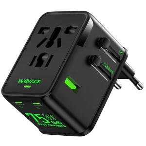 Adaptateur de voyage universel avec ports USB-C